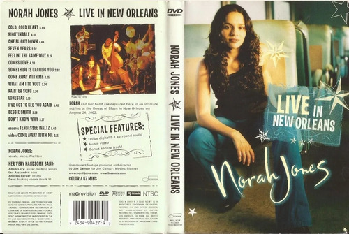 Norah Jones Live In New Orleans Dvd Nuevo Original