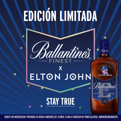 Ballantine's Whisky Finest Elton John Edición Limitada 700ml