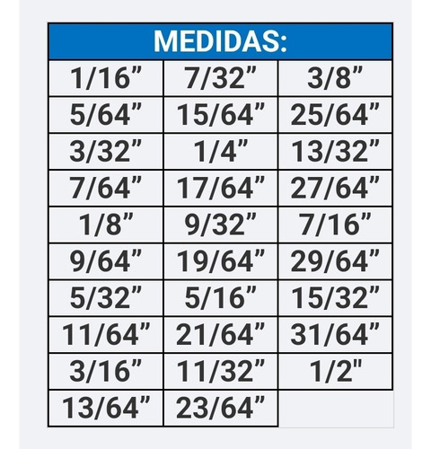 Juego De Brocas 1/16-1/2 Cobalto Acero Alta Velocidad 29 Pz