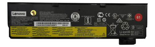 Bateria Lenovo Thinkpad T470 T480 T570 T580 01av423 61