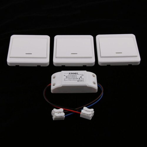 Kit De Telemando Inalámbrico Interruptor De Bombilla Panel