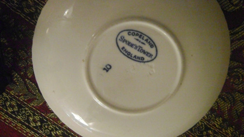 Muy Antiguo Platito Ingles Copeland Para Decoracion Xiv-143
