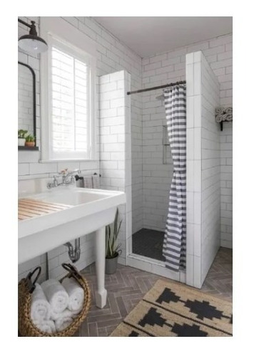 Varão Extensível Banheiro Cortina Box  Ajustável Ate 1,2 M