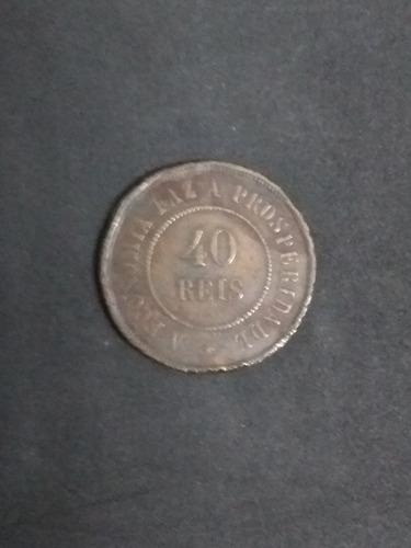 Moeda 40 Réis 1908