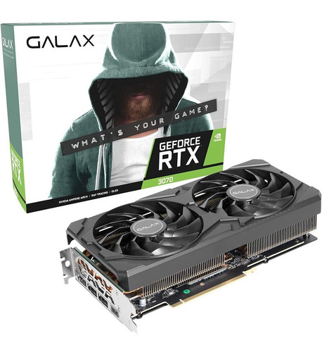 Placa De Vídeo Rtx 3070 Galax Nvidia 1-click Oc 8gb Geforce