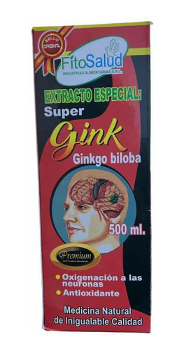 Jarabe Tónico Ginkgo Biloba Pack 2 Unidades 500ml