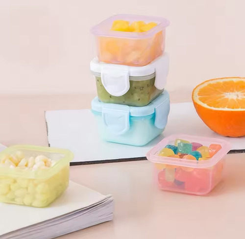 Mini Contenedor De Alimentos Set De 4 Piezas