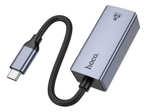 Adaptador Hoco Red Ethernet Rj45 A Type-c 1000 Mbps