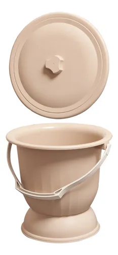 Cubo De Orina Con Tapa, Escupidera