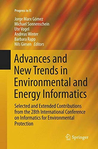 Advances And New Trends In Environmental And Energy Informat