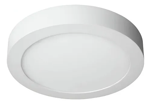 Vent De Techo Blanco 4 Palas Madera Blanca + Plafon Led 18w