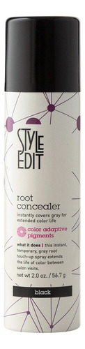 Spray Corretor De Raiz Cinza Style Edit Preto 2 Oz