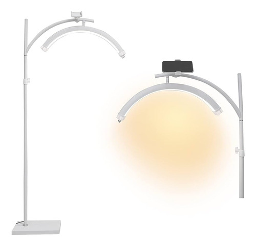 Lampara Led Media Luna Extensiones De Pestanas Belleza White