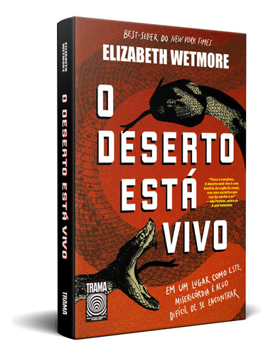 O deserto está vivo, de Wetmore, Elizabeth. Editorial Trama, capa mole em português, 2022