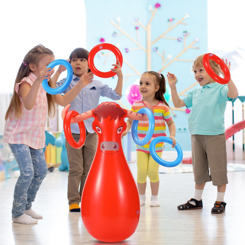 Set De Juego Inflable Bull Ring Toss Arrowbash Arrowbash