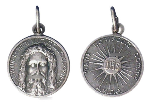 10 Medalla Rostro De Cristo Manto De Turin (italy) Sourvenir