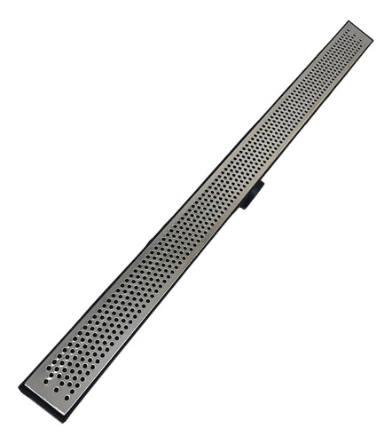 Ralo Box De Banheiro 70cm Inox Perfurado Espelhado Col Preto