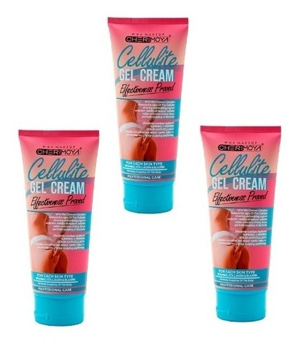 3 Cremas Anti Celulitis Gluteos Reafirmante Modeladora