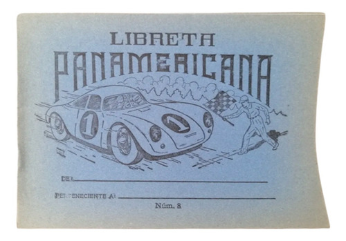 Cuaderno Libreta Antigua De La Panamericana De Los 50s