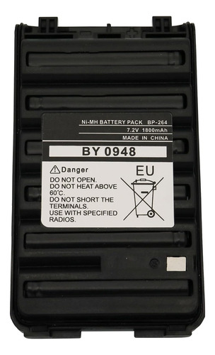 Batería Bp-264 1800mah Ni-mh Icom Radio Ic-t70a Ic-t70...