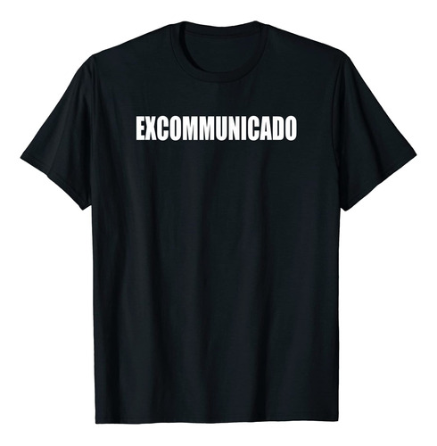 Camiseta Excommunicado, Negro, S