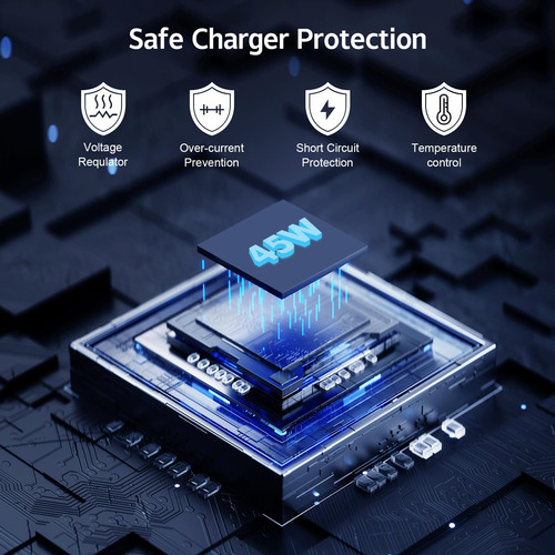 Cargador Rápido 45w Usb C Samsung Fast Charger Tipo C Color