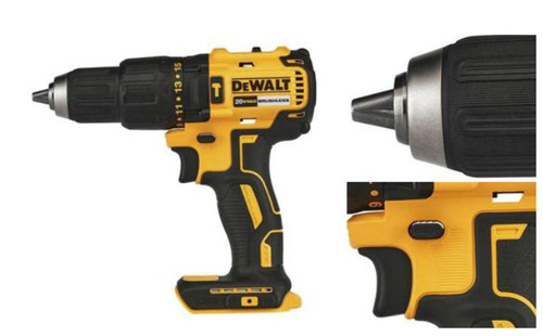 Taladro Percutor Inalámbrico De 13mm Dewalt Dcd7781s2a 20v