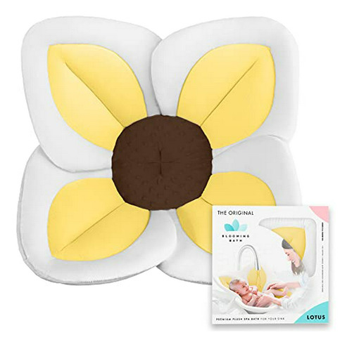 Asiento Baño Bebé Blooming Bath - Lotus Amarillo