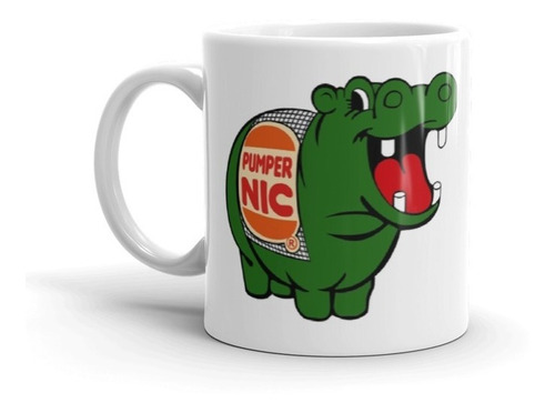 Taza De Cerámica Sublimada, Pumper Nic, Retro