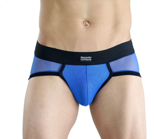 Trusa Boxer Brief Mesh Traslucido Lenceria Para Hombre