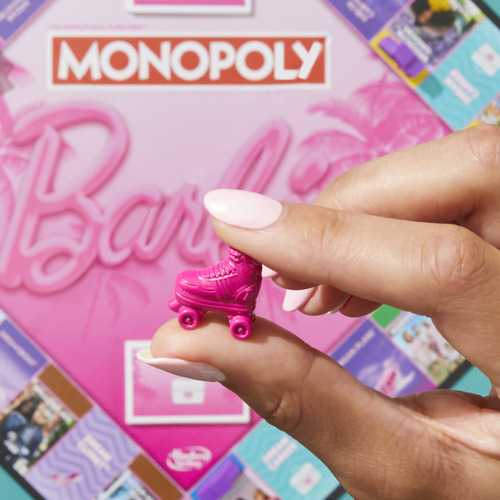 Juego De Mesa Monopoly Barbie Hasbro 6 Tokens De Color Rosa