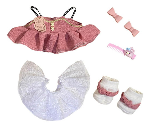 Conjunto De Falda De Princesa Con Ropa De Muñeca De Peluche