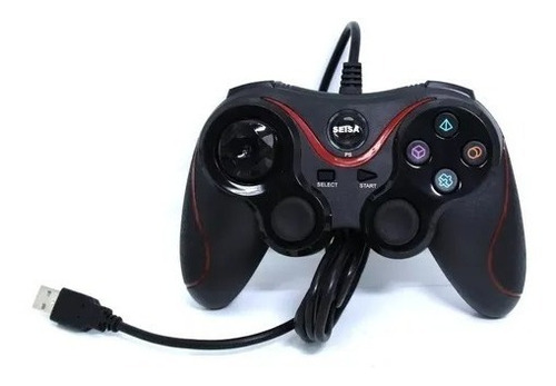 Joystick Para Playstation 3 Ps3 Con Cable Y Función Turbo