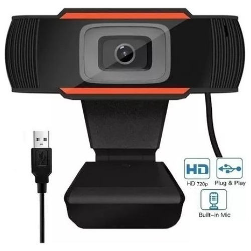 Webcam Camara Web Con Micrófono Incorporado Usb + Jack 720p