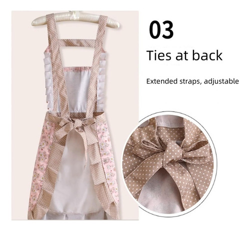 Aa Delantales Para Mujer Con Bolsillos, 3 Unidades, Diseño
