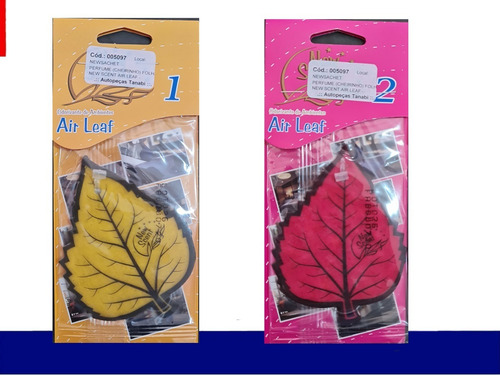 Imagem 3 de 7 de Kit 10 Aromatizante Folha Árvore Air Leaf New Scent- Sortido
