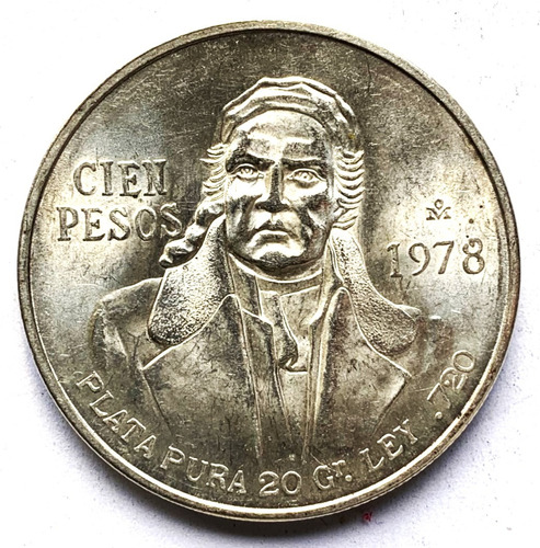 100 Pesos 1978 Mo   Morelos