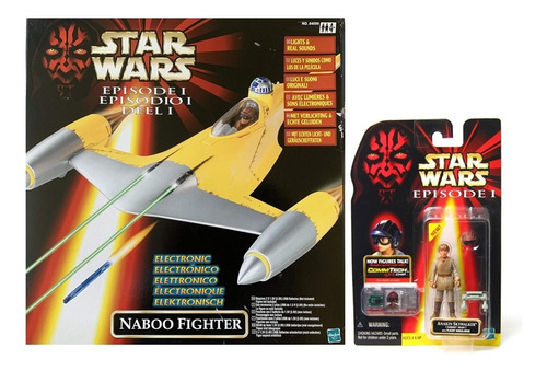 Star Wars Episode 1 Naboo Starfighter Anakin Skywalker Pilot (Usado)