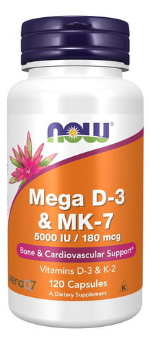 Mega D-3 Y Mk-7 Con Vitaminas D