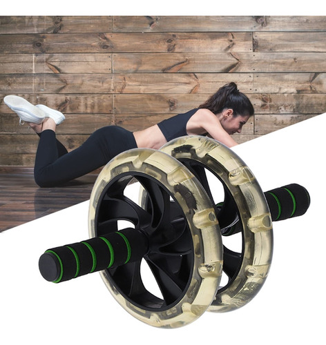 Rodillo De Rueda Abdominal Ruedas Dobles Antideslizantes