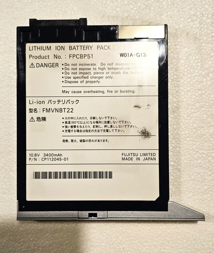 Vintage Notebook Fujitsu Lifebook P2040 - Coleccionistas ! Plateado