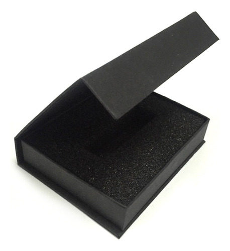 Embalaje Negro Tapa Abatible Cartón Papel Bricolaje Rectangu