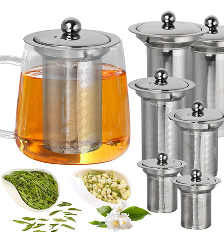 Colador De Té De Acero Inoxidable, Infusores De Té De Malla