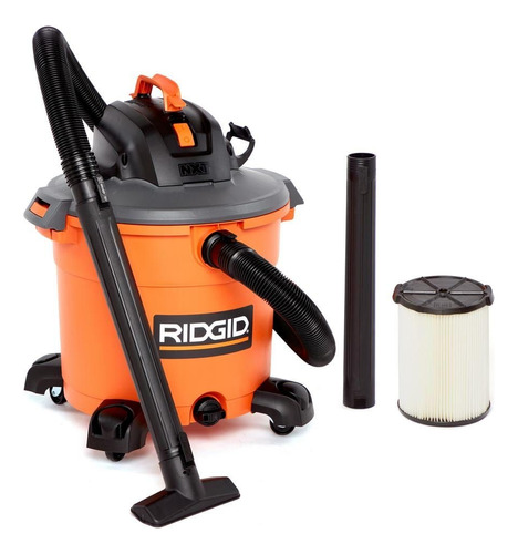 Ridgid Aspiradora Para Mojado Y Seco De  16 Galones 