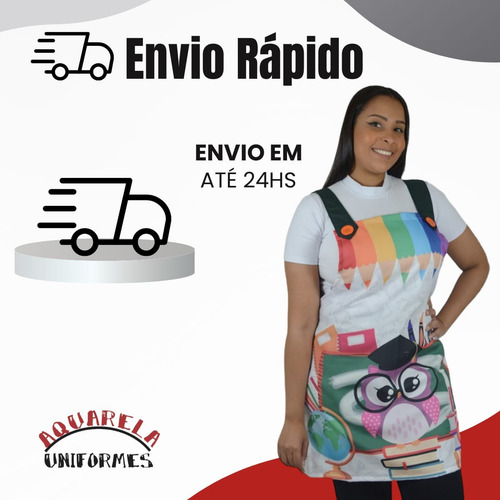Avental Para Professoras De Educação Infantil - Escolas