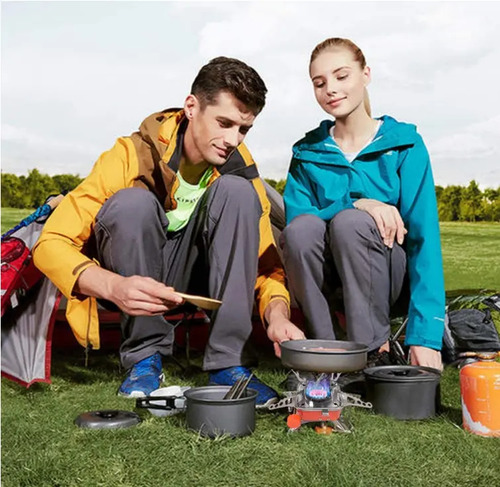 Anafe Portátil Para Cocinar Camping Plegable A Gas Butano