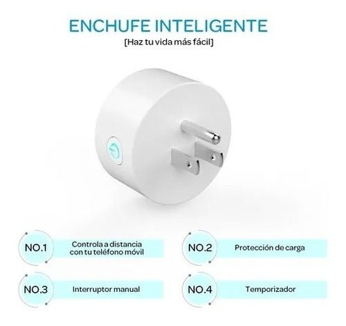Enchufe Inteligente Wifi Compatible Con Alexa Y Google Home