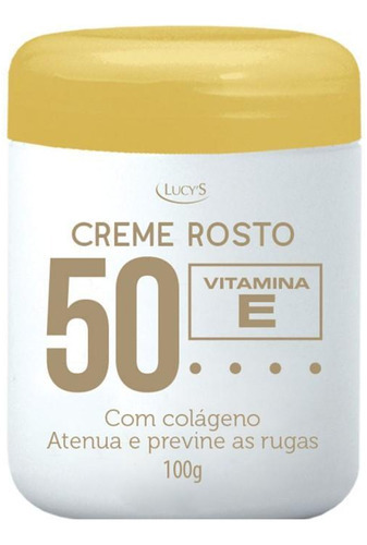 Antirugas Creme Com Colágeno E Vitamina E 50