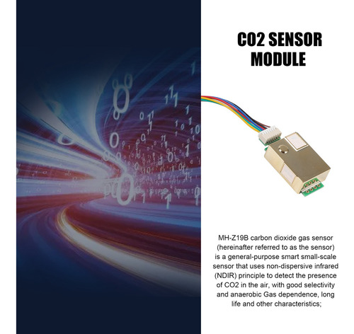 . Módulo De Sensor De Co2 Infrarrojo Mh-z19 Mh-z19b Gas De