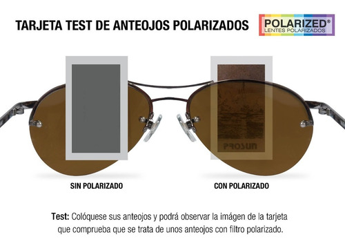 Imagen 5 de 10 de Lentes De Sol Anteojos Polarizados Proteccion Uv400 Lpl6001